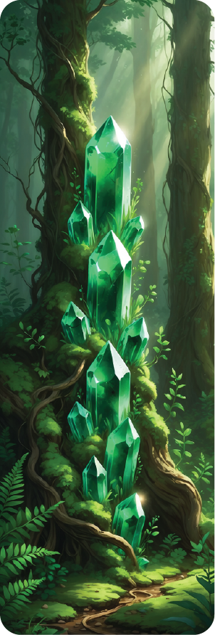Emerald Bookmark