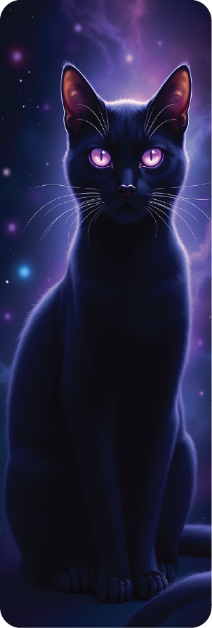 Mystic Black Cat