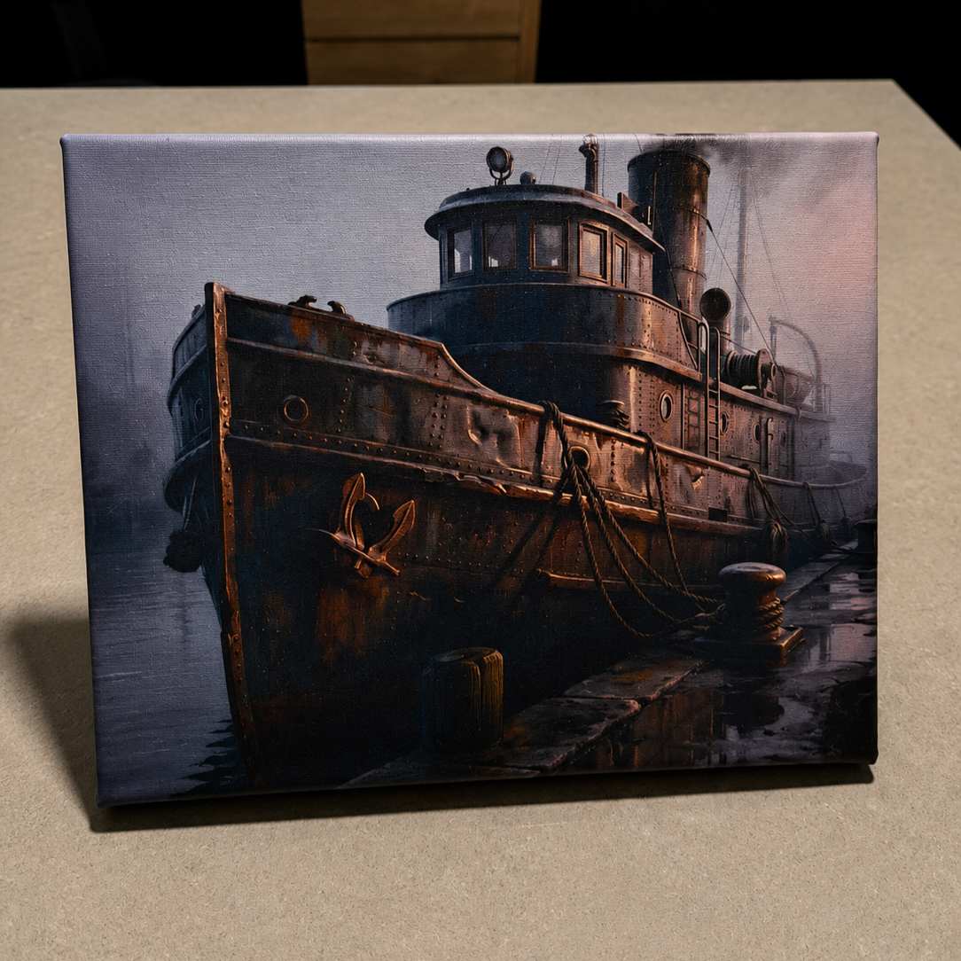 Harbour Iron - Canvas Wall Art Print