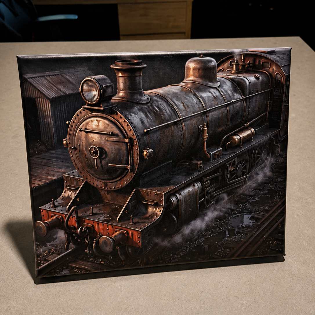 Siding Steam - Canvas Wall Art Print