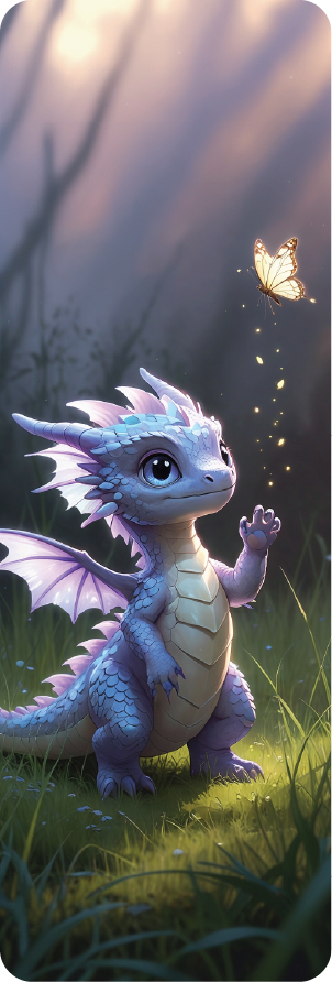The Meadow at First light Dragon bookmark