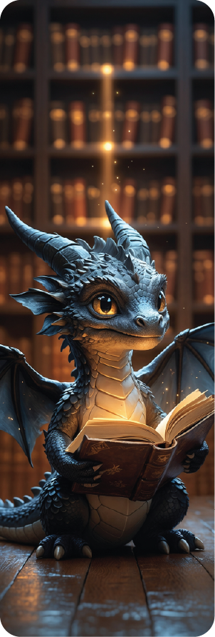 The Night reader Dragon bookmark