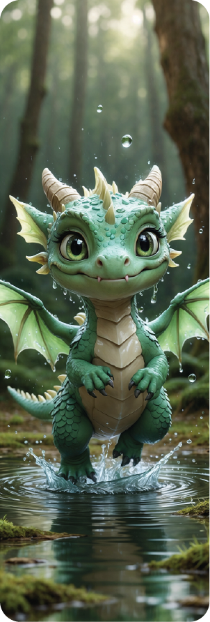 The Puddle Jumper Dragon bookmark