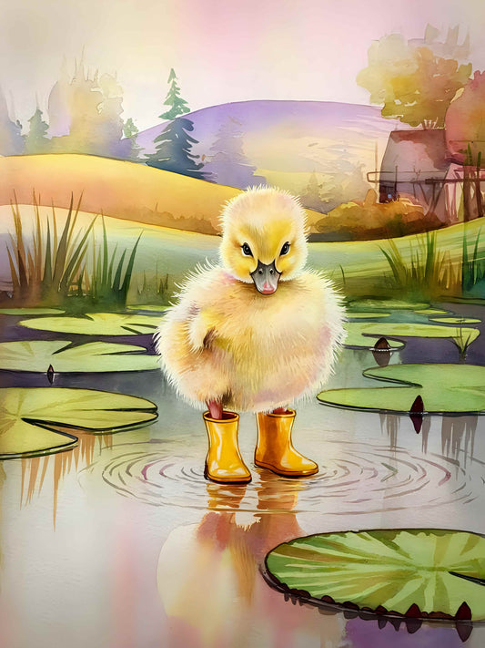 These Boots Were Made for Splashin' - Canvas Wall Art Print