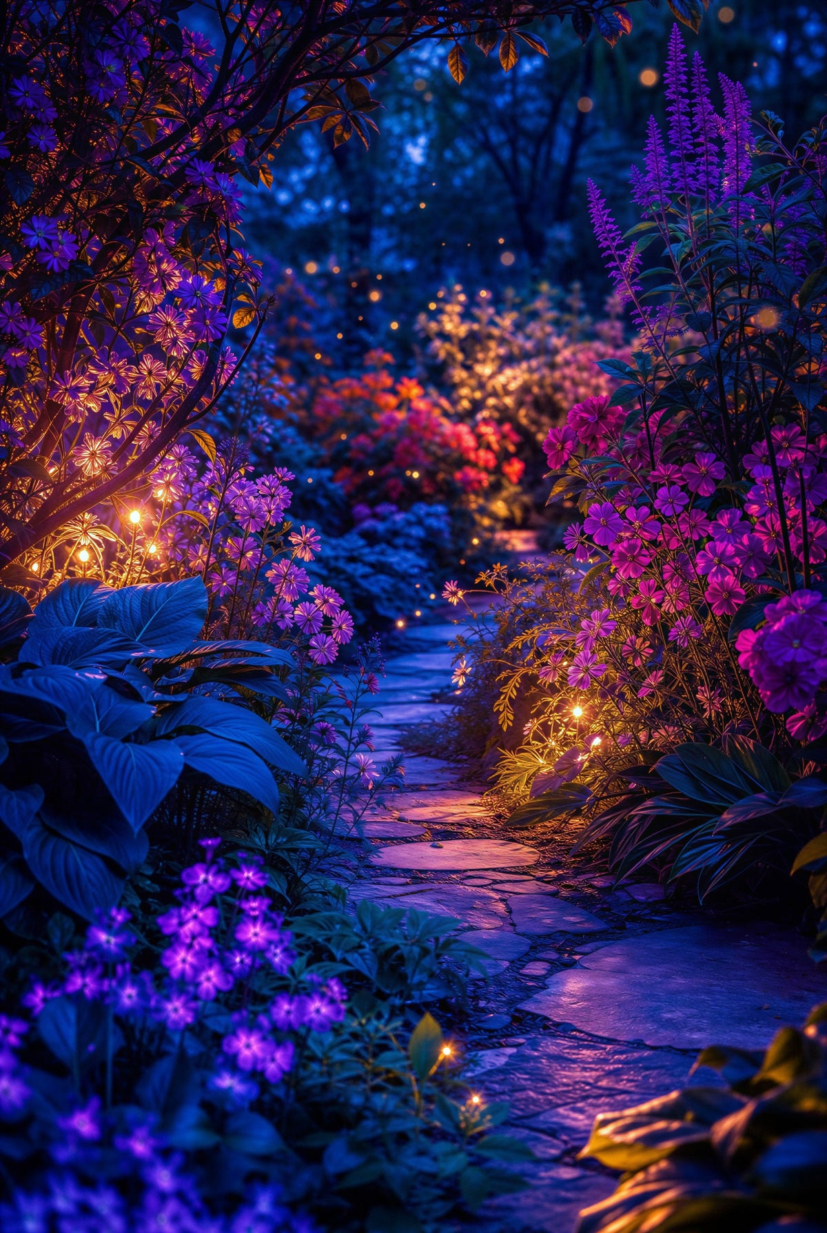 Where the Fireflies lead - Canvas Wall Art Print